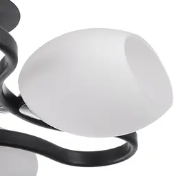 Люстра стельова Brille класична E14 60W CHR (BR-373C/3) - мініатюра 3