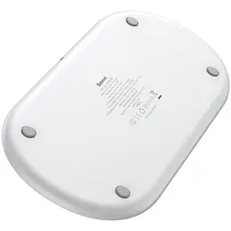 Бездротовий зарядний пристрій Baseus Smart 3 в 1 (Phone + Watch + Pods) 18W WX3IN1-C02 White - мініатюра 3
