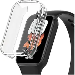 Чохол-накладка DK для Xiaomi Redmi Smart Band 2 Silicone Face Case (017304) (clear) - мініатюра 2