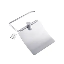 Тримач для туалетного паперу Kroner KRP Edelstahl Klassisch - ESG3703 CV025646, Хром матовый - мініатюра 3