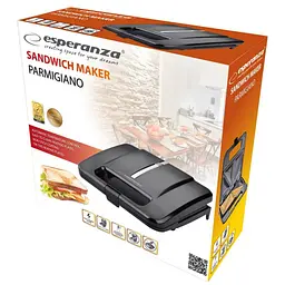 Сендвічниця Esperanza EKT010B Parmigiano black - мініатюра 4