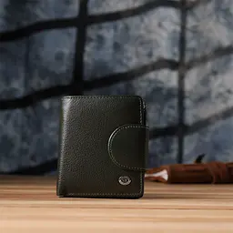 Вертикальний жіночий гаманець із натуральної шкіри ST Leather 9,5х11х2 см acs0029645 - мініатюра 9