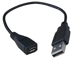 Адаптер Перехідник GT USB 3.0 на micro USB Black (050974) - мініатюра 2