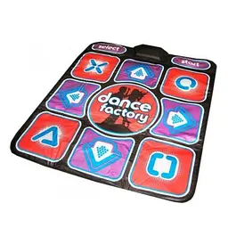 Танцювальний килимок X-TREME Dance PAD Platinum для PC (4 жовтогарячих, 4 фіолетові стрілки) килимок для танців - мініатюра 2