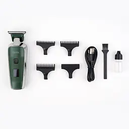 Машинка для стрижки HOCO HP23 Diamond engraving electric hair clipper Black (6942007623773) - мініатюра 5