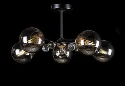 Люстра світильник стельовий в стилі лофт з прозорим плафоном Splendid-Ray 30-3867-36