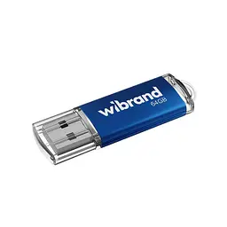 Флеш-накопичувач Wibrand USB 2.0 Cougar 64Gb Синій