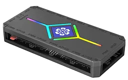 Контролер Coolmoon PWM ARGB controller (H9 BLACK) BLACK - мініатюра 2