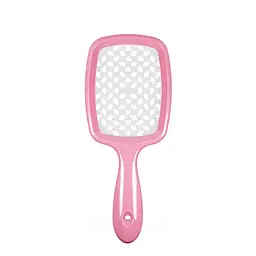 Щітка для волосся Salon Professional продувна 20 см SP0099 SL, Рожева з білим - мініатюра 7