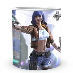 Кухоль GeekLand Cyberpunk 2077 Кіберпанк 2077 CY 02.596 330 мл білий - мініатюра 2