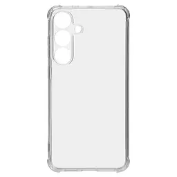Прозрачный чехол для Samsung Galaxy S25 Plus 5G с защитой камеры и усиленными бортами, тонкий, силиконовый, бесцветный, ударопрочный, противоударный бампер с закрытой камерой, ArmorStandart (ARM81599)