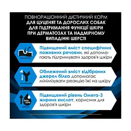Сухий корм для собак Purina Pro Plan Veterinary Diets DRM Dermatosis Для підтримання функції шкіри при дерматозах та надмірному випадінні шерсті 3 кг (7613035156289) - мініатюра 7