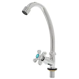 Змішувач s83 ½" монокран на гайці (КРАТНО 3шт) AQUATICA QM-1G159C (9783600)