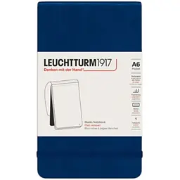 Репортерський блокнот Leuchtturm1917 Кишеньковий, Темно-синій, чисті аркуші (364406)