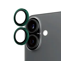 Протиударне захисне скло AR для камери Apple iPhone 16/16 Plus teal , захист лінз від подряпин та ударів, лінзи на камеру з рамкою, ArmorStandart (ARM79407)