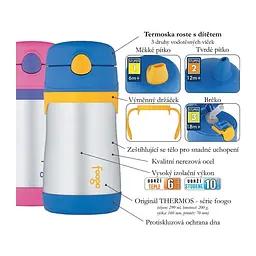 Термос пляшечка Thermos Foogo для дітей Blue 0.29 L - мініатюра 2