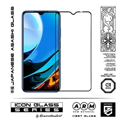 Захисне скло для Xiaomi Redmi 9T, Icon, 2.5D загартоване скло, повне проклеювання, глянсове, удароміцне, з олеофобним покриттям, сумісне з чохлами, міцність 9H, проста установка, ArmorStandart (ARM58274) - мініатюра 2
