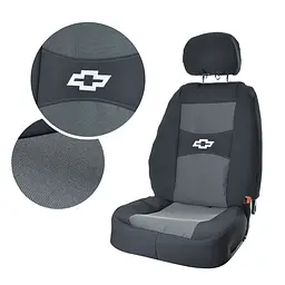 Чохли для сидінь модельні Chevrolet Aveo Т250 ZAZ VIDA 2002-2012 Чорно-Сірі - мініатюра 2