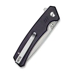 Ніж складаний туристичний Civivi Merit, (8.3 см) 14C28N / Micarta чорний - мініатюра 6
