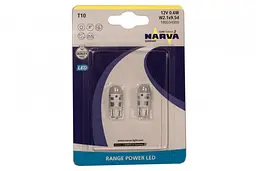 Світлодіод 12V Т10 Білий Ultinon Narva 18003 6000K+50Lm 2шт