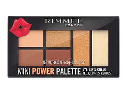 Палетка Rimmel Mini Power Palette 3 в 1, відтінок 002, 6,8 г (8000019185663)