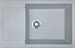 Кухонна мийка Adamant GENERAL світло-сіра 775x495x200 мм, з крилом 77,5 см - мініатюра 1