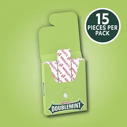 Упаковка жувальних гумок Wrigley's Doublemint Bulk Chewing Gum 8х15шт - мініатюра 6