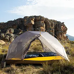 Двомісний легкий намет з футпринтом Naturehike Mongar NH17T007-M 20D (Сірий) - мініатюра 3