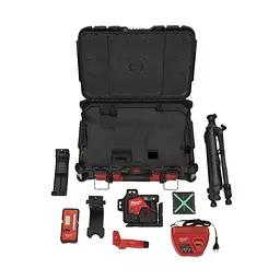 Нівелір лазерний 3D акумуляторний MILWAUKEE, M12 3PLKIT-401P (360 градусів, зелений промінь) (заміна на 4933499379) - мініатюра 5