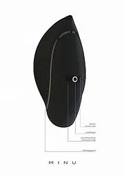 Вібратор Vive Minu Lay On 8.5 см (чорний) - мініатюра 19