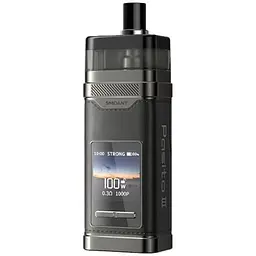 Под-система Smoant Pasito 3 100W Pod 2800mAh 7ml електронна сигарета Kit Space Grey (18827) - мініатюра 1