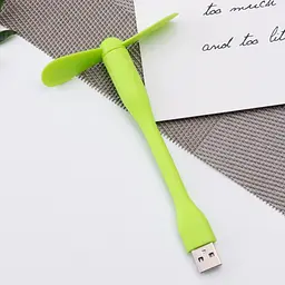 Вентилятор мобільний USB зелений - мініатюра 4