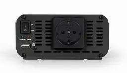 Автомобільний інвертор 800 Вт, EnerGenie, Silver, 1xUSB (5V/2.1A), вхідна напруга 10-16 VDC, металевий корпус (EG-PWC800-01) - мініатюра 2