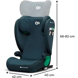 Автокрісло Kinderkraft Junior Fix 2 i-Size Harbour Blue синє (KCJUFI20BLU0000) - мініатюра 12