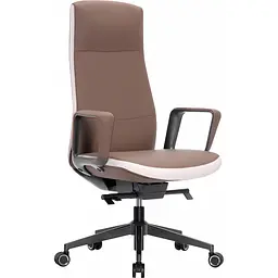 Офісне крісло GT Racer B-3195 Beige/Brown [156026] - мініатюра 2