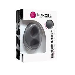Ерекційне кільце Dorcel Liquid-Soft Teardrop 7 см сірий - мініатюра 2