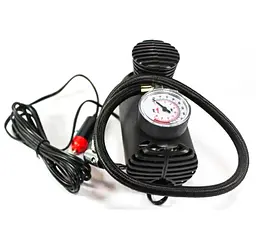 Автомобільний компресор авто насос від прикурювача 12в DC-12V 250 PSI Air Compressor чорний - мініатюра 3