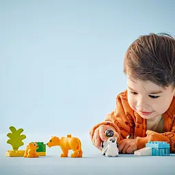 Конструктор LEGO DUPLO Сімейства диких тварин: Пінгвіни та Леви, 10 деталей (10442) - мініатюра 5