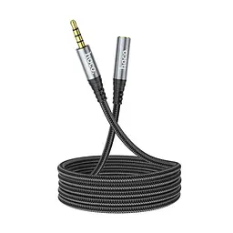 AUX кабель Hoco UPA20 подовжувач Jack 3.5 to Jack 3.5 F 2 м сріблястий - мініатюра 3