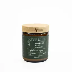 Легка кремова маска Делікатне відновлення Light Hair Mask Delicate Repair LOVELLIE 200 мл