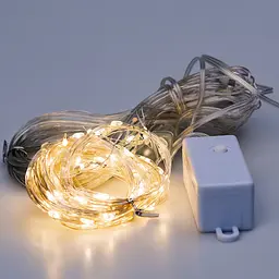 Гірлянда-штора Роса 200 LED розмір 3*2 м, жовтий GarlandoPro 173304Y - мініатюра 2