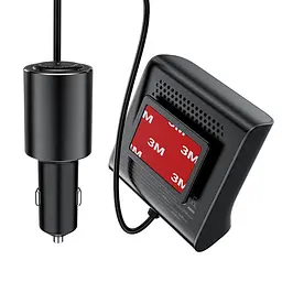 Автомобільний зарядний пристрій ACEFAST B8 digital display car HUB charger - мініатюра 3