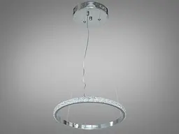 Люстра стельова LED Diasha MD77077-300HR, 22W, діаметр 30 см, сучасний стиль для коридору, вітальні, спальні, офісу - мініатюра 3