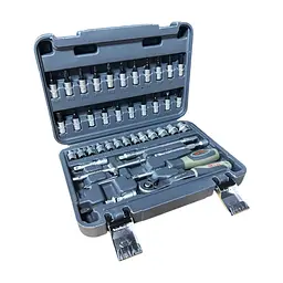 Набір інструментів GTM у кейсі 1/4" 4-14 мм, 46 шт. (GTS-046) - мініатюра 2