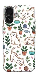 TPU чохол Demsky Cats pattern для Apple iPhone 17 (6.3")