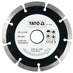 Диск алмазний сегмент YATO SEGMENT Ø=180x8.0x22.2 мм (YT-6004)
