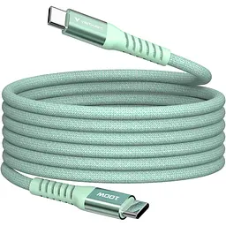 Кабель Verbatim 100 Вт /USB-C–USB-C /120 см-зелений (31855)