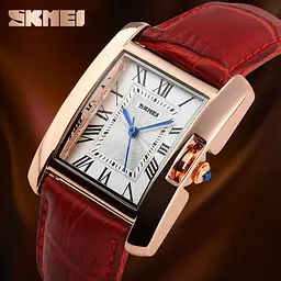 Жіночий годинник Skmei 1085 Spring (Червоний) - мініатюра 5