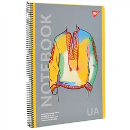 Зошит для записів Yes Notebook А4 UA 80 аркушів клітинка 2 шт. (151977) - мініатюра 2
