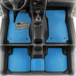 Килимки в салон EVA для Audi A4 B5 1994-2001 з підп'ятником Сині 5 шт